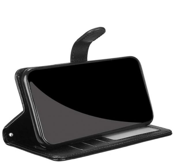 Hoesje geschikt voor Motorola Moto G8 Power hoesje book case zwart