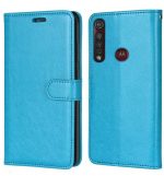 Hoesje geschikt voor Motorola Moto G8 Power Lite hoesje book case turquoise