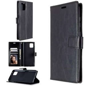 Hoesje geschikt voor Motorola Moto G9 Plus - Bookcase Zwart - portemonnee hoesje