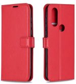 Hoesje geschikt voor Motorola Moto One Action hoesje book case rood