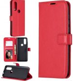 Hoesje geschikt voor Motorola Moto One Action hoesje book case rood