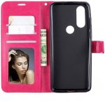Hoesje geschikt voor Motorola Moto One Action hoesje book case roze