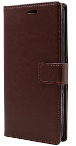 Hoesje geschikt voor Motorola Moto One Hyper hoesje book case bruin