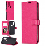 Hoesje geschikt voor Motorola Moto One Vision hoesje book case roze
