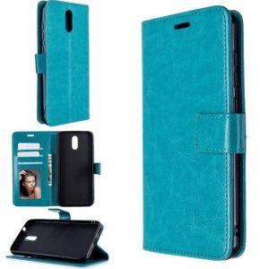 Hoesje geschikt voor Nokia 1 Plus hoesje book case turquoise