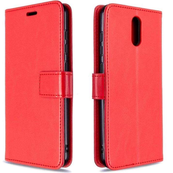 Hoesje geschikt voor Nokia 2.1 hoesje book case rood