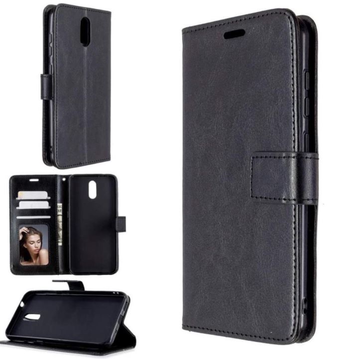 Hoesje geschikt voor Nokia 2.2 hoesje book case zwart