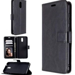 Hoesje geschikt voor Nokia 2.3 hoesje book case zwart