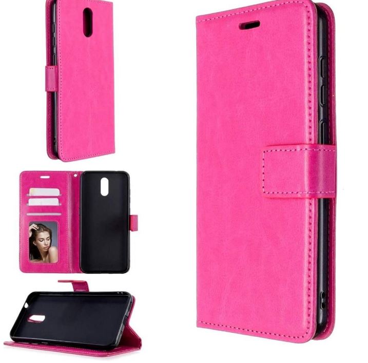 Hoesje geschikt voor Nokia 4.2 hoesje book case roze