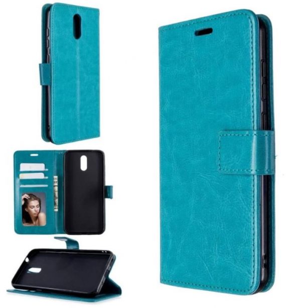 Hoesje geschikt voor Nokia 4.2 hoesje book case turquoise