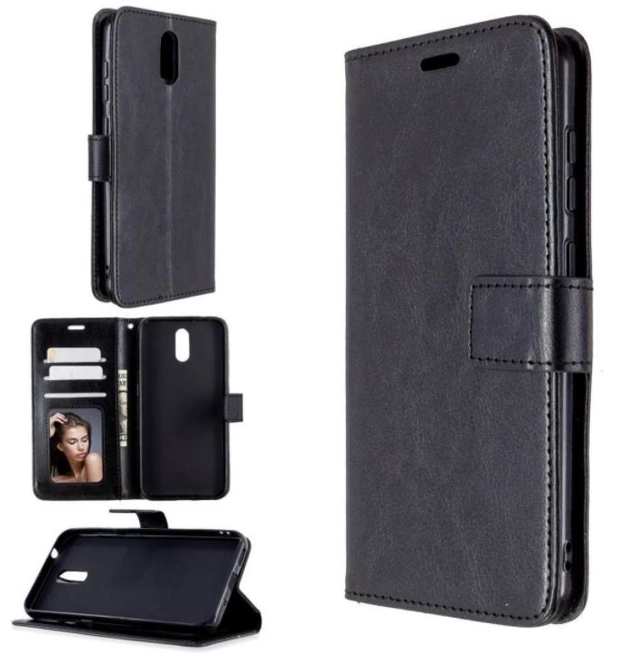 Hoesje geschikt voor Nokia 4.2 hoesje book case zwart