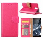 Hoesje geschikt voor Nokia 5.1 - Bookcase Roze - portemonnee hoesje