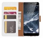 Hoesje geschikt voor Nokia 5.1 - Bookcase Wit - portemonnee hoesje
