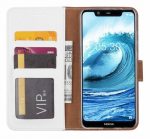 Hoesje geschikt voor Nokia 5.1 Plus - Bookcase Wit - portemonnee hoesje