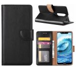 Hoesje geschikt voor Nokia 5.1 Plus - Bookcase Zwart - portemonnee hoesje