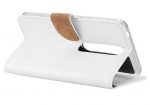 Hoesje geschikt voor Nokia 6 - Bookcase Wit - portemonnee hoesje