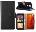 Hoesje geschikt voor Nokia 8.1 - Bookcase Zwart - portemonnee hoesje