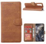Hoesje geschikt voor OnePlus Nord - Bookcase Bruin - portemonnee hoesje