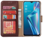 Hoesje geschikt voor Oppo A12 / A12S - Bookcase Wijnrood - portemonnee hoesje