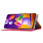 Hoesje geschikt voor Samsung Galaxy A02S - Bookcase Roze - portemonnee hoesje