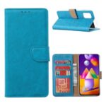 Hoesje geschikt voor Samsung Galaxy A02S - Bookcase Turquoise - portemonnee hoesje