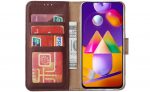 Hoesje geschikt voor Samsung Galaxy A02S - Bookcase Wijnrood - portemonnee hoesje
