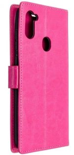 Hoesje geschikt voor Samsung Galaxy A11 hoesje bookcase - Roze