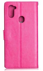Hoesje geschikt voor Samsung Galaxy A11 hoesje bookcase - Roze