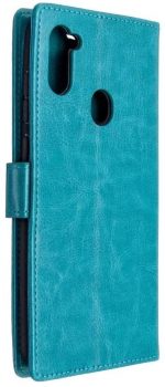 Hoesje geschikt voor Samsung Galaxy A11 hoesje bookcase - Turquoise