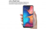 Hoesje geschikt voor Samsung Galaxy A20e - Dubbelzijdig Siliconen hoesje - 2 in 1 (360 graden)