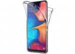 Hoesje geschikt voor Samsung Galaxy A20e - Dubbelzijdig Siliconen hoesje - 2 in 1 (360 graden)