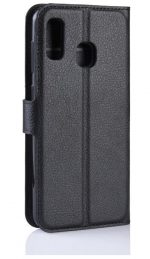 Hoesje geschikt voor Samsung Galaxy A20e Hoesje - Bookcase - Zwart