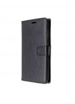 Hoesje geschikt voor Samsung Galaxy A20s Hoesje Bookcase Zwart