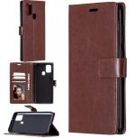 Hoesje geschikt voor Samsung Galaxy A21S hoesje bookcase bruin