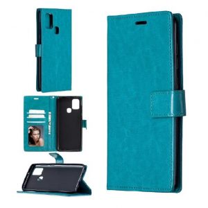 Hoesje geschikt voor Samsung Galaxy A21S Hoesje - Bookcase Turquoise