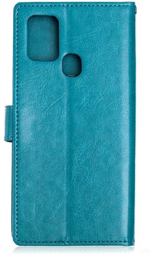 Hoesje geschikt voor Samsung Galaxy A21S Hoesje - Bookcase Turquoise