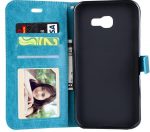 Hoesje geschikt voor Samsung Galaxy A3 (2017) Hoesje - Bookcase Turquoise