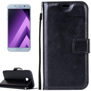 Hoesje geschikt voor Samsung Galaxy A3 (2017) Hoesje - Bookcase Zwart