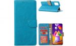 Hoesje geschikt voor Samsung Galaxy A32 - Bookcase Turquoise - portemonnee hoesje