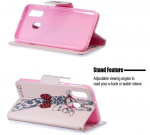 Hoesje geschikt voor Samsung Galaxy A41 Bookcase hoesje - Giraffe