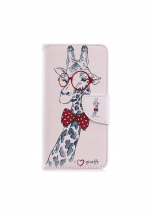 Hoesje geschikt voor Samsung Galaxy A41 Bookcase hoesje - Giraffe
