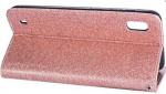 Hoesje geschikt voor Samsung Galaxy A41 Glitter Bookcase hoesje Portemonnee met rits - Rose Goud