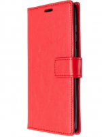 Hoesje geschikt voor Samsung Galaxy A41 hoesje book case rood