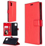 Hoesje geschikt voor Samsung Galaxy A41 hoesje book case rood