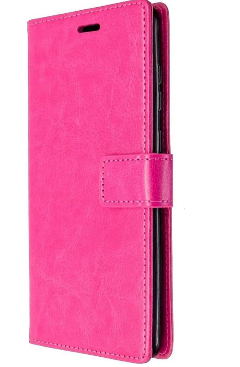 Hoesje geschikt voor Samsung Galaxy A41 hoesje book case roze