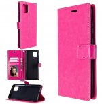 Hoesje geschikt voor Samsung Galaxy A41 hoesje book case roze