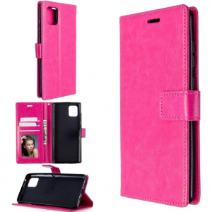 Hoesje geschikt voor Samsung Galaxy A41 hoesje book case roze