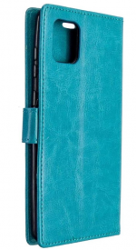Hoesje geschikt voor Samsung Galaxy A41 hoesje book case turquoise