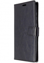 Hoesje geschikt voor Samsung Galaxy A41 hoesje book case zwart