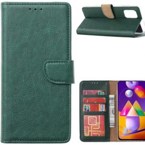 Hoesje geschikt voor Samsung Galaxy A42 - Bookcase Groen - portemonnee hoesje